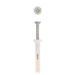 Nail-In White Rimmed
